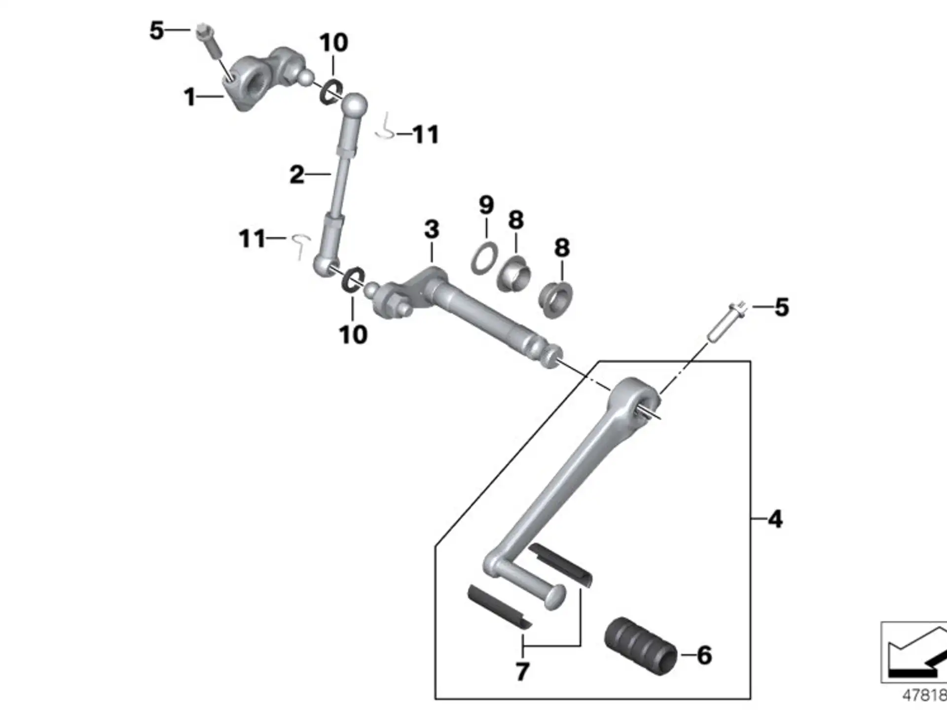 BMW Muffe K21 K22 K23 K26 K27 K28 K29 K33 K48 K50 K51 K52 K80 K81 K82 K83 K84 23417675530