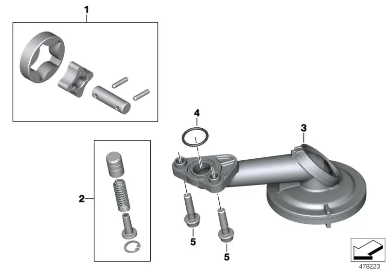 BMW Ölpumpe K02 K03 11418564330