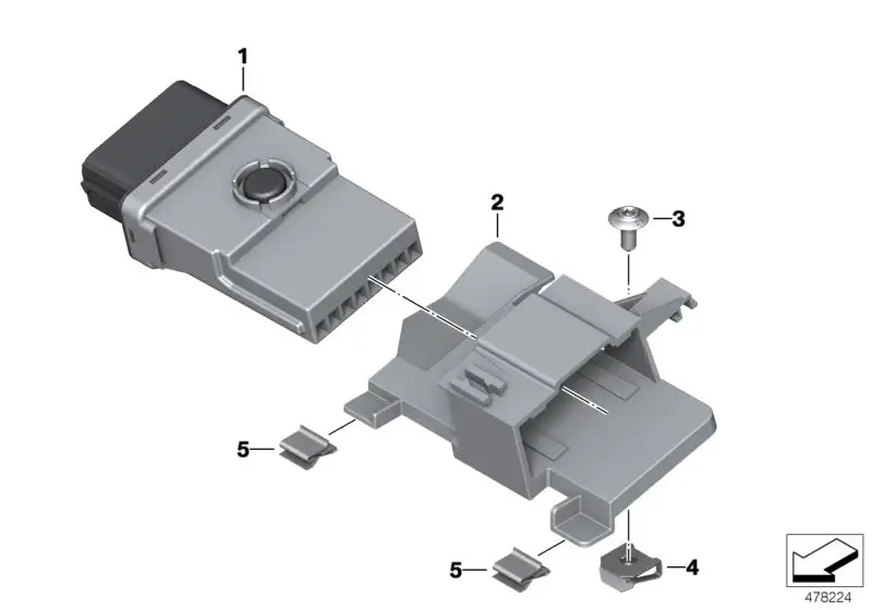 BMW Halter Grundmodul K21 K22 K23 K32 K33 61358562066