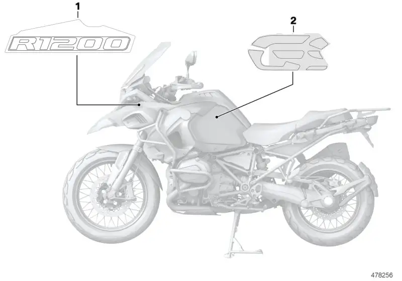 BMW Schriftzug rechts K51 51148405058