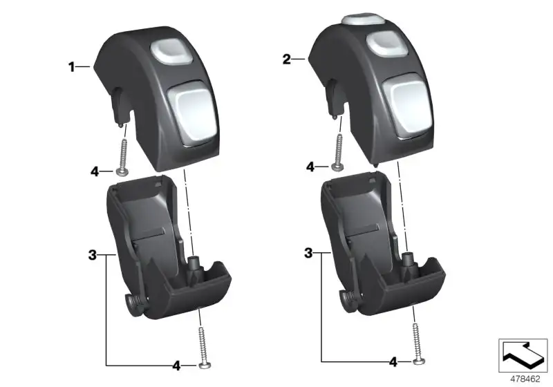 BMW Kombischalter rechts K42 K46 K72 K75 61318567710