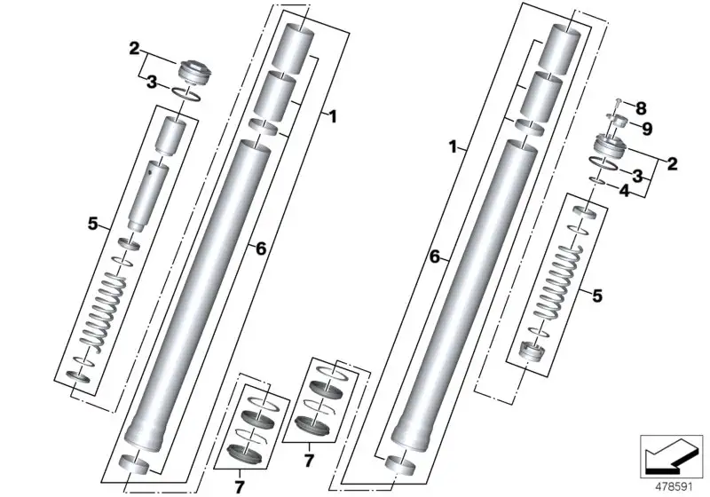 BMW Satz Gleitlager K53 K54 31428550169 - Bildposition 06