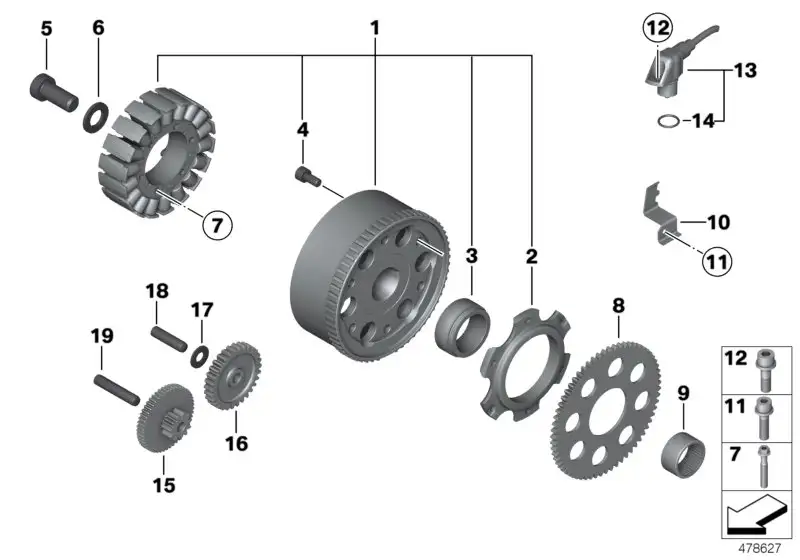BMW Unterlegscheibe 12317690432 - Bildposition 06