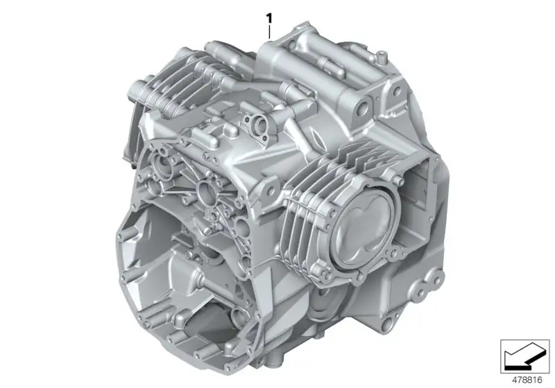BMW Triebwerk schwarz K50 K51 K52 K53 K54 11009457113