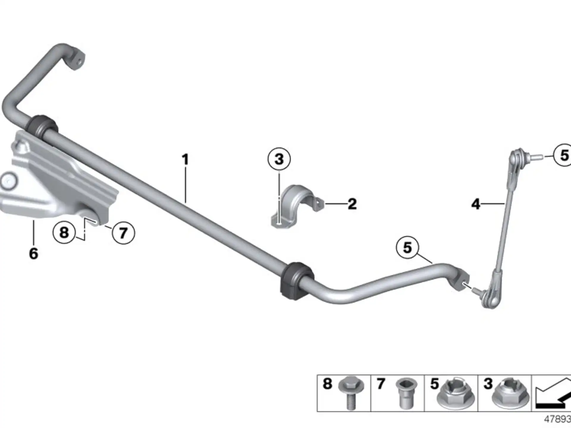 BMW Pendelstütze vorn rechts F20 F21 F22 F23 F30 F31 F32 F33 F34 F36 31306792212