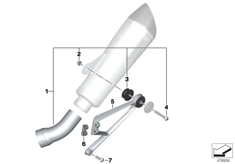 BMW Distanzstück K21 K22 K23 K32 K33 77118549145 - Bildposition 0