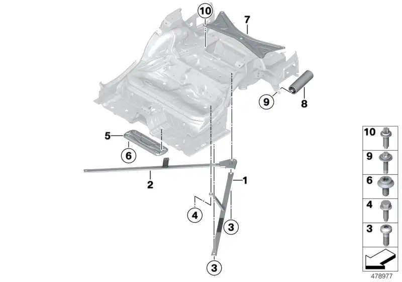 BMW Zugstrebe links F31 F34 F36 51617351583