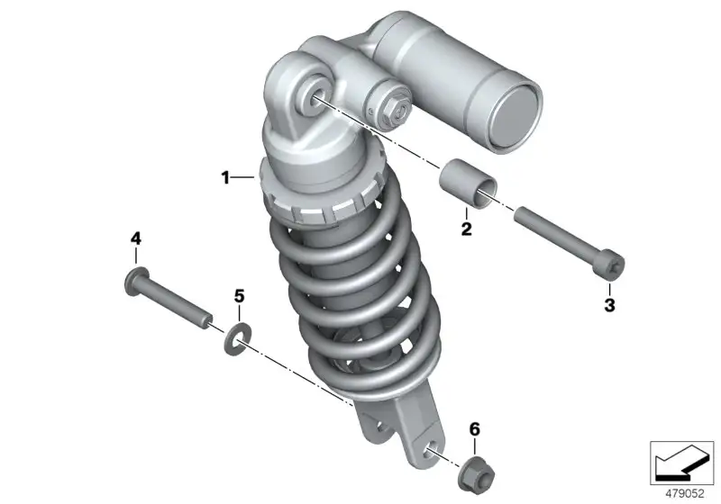 BMW Federbein K46 33548548828 - Bildposition 01