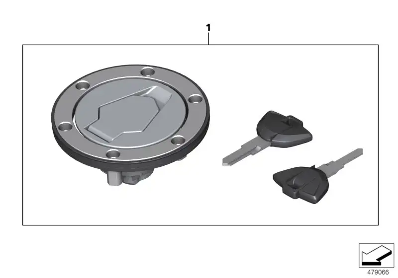 BMW Reparatursatz Tankdeckel K02 K03 51258567003
