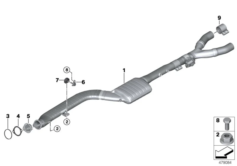 BMW Flachdichtung G01 G02 G14 G15 G16 G30 G31 G32 18308474428