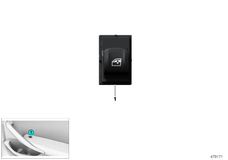 BMW Schalter Fensterheber F90 F93 G01 G02 G07 G11 G12 G16 G20 G21