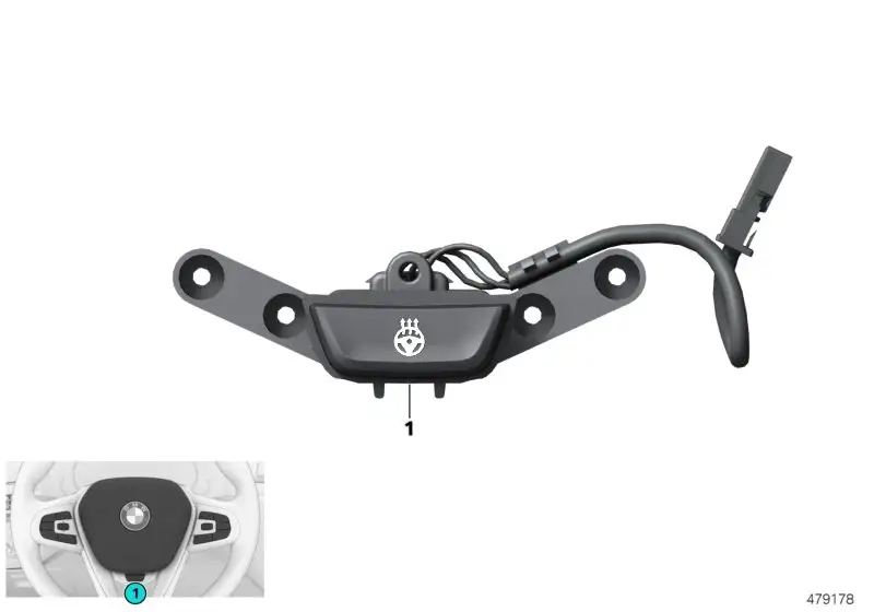 BMW Taster Lenkradheizung F20 F44 F90 F91 F92 F93 F95 F96 F97 F98