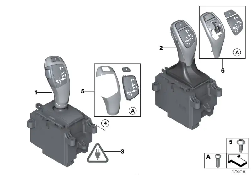 BMW Rep.Satz Blenden Gangwahlschalter F06 F10 F11 F12 F13 F20 F21