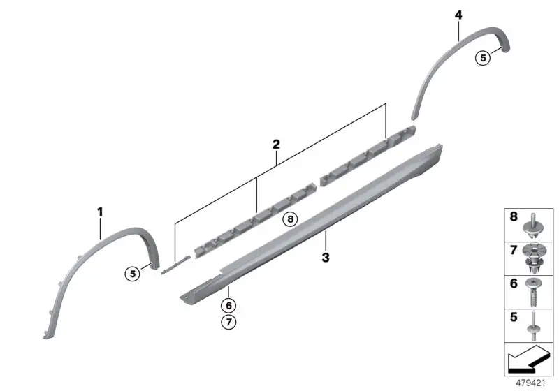 BMW Blindniet E83 E84 51713419594 - X1 E84, X3 E83
