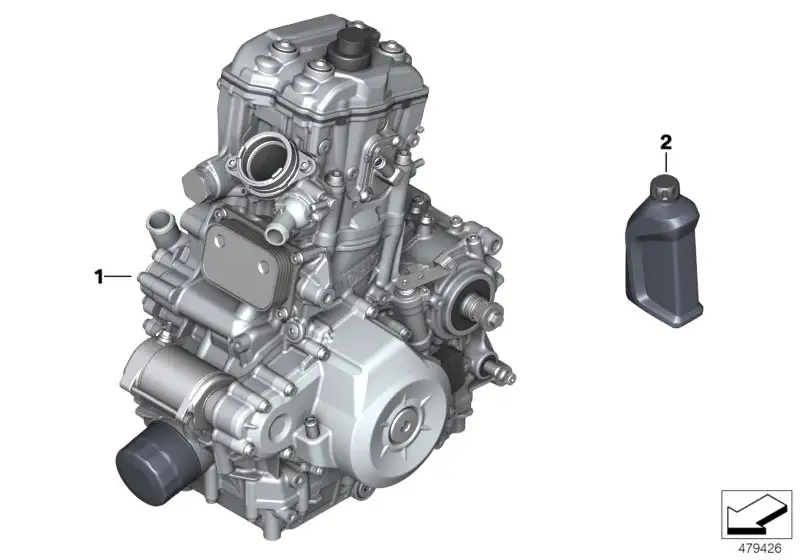 BMW Motor K02 K03 11008566397