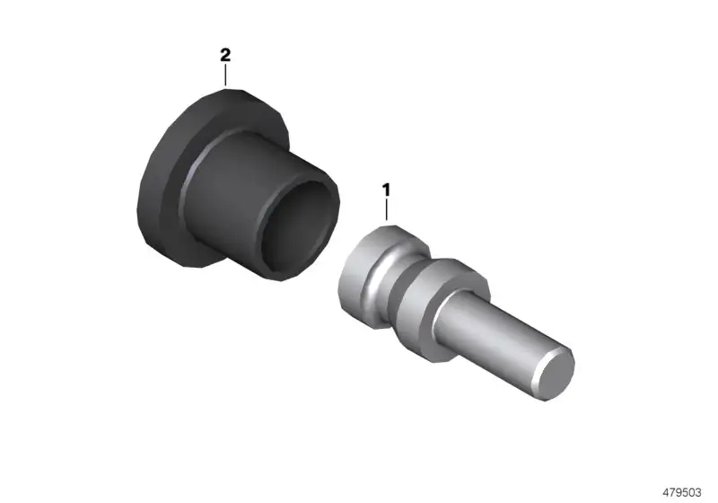 BMW Abdeckung Fremdstartstützpunkt K34 K50 K51 K52 K53 K54 612185