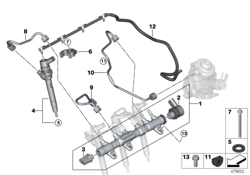 BMW Drucksensor F15 F20 F21 F22 F23 F30 F31 F32 F33 F34 F36 F39 F