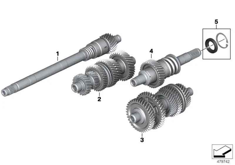 BMW Abtriebswelle 23008528127 - Bildposition 04