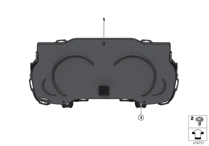 BMW Multifunktionales Instrumentendisplay G01 G02 G11 G12 G30 G31
