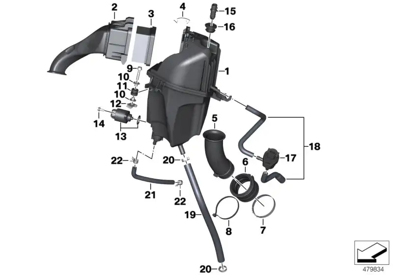 BMW Formschlauch K02 K03 11158555667