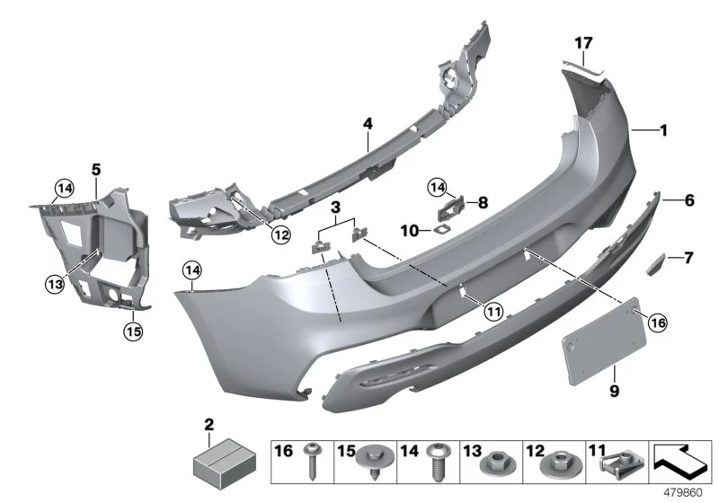 BMW Abdeckung Abschleppöse F20 F21 51128060301