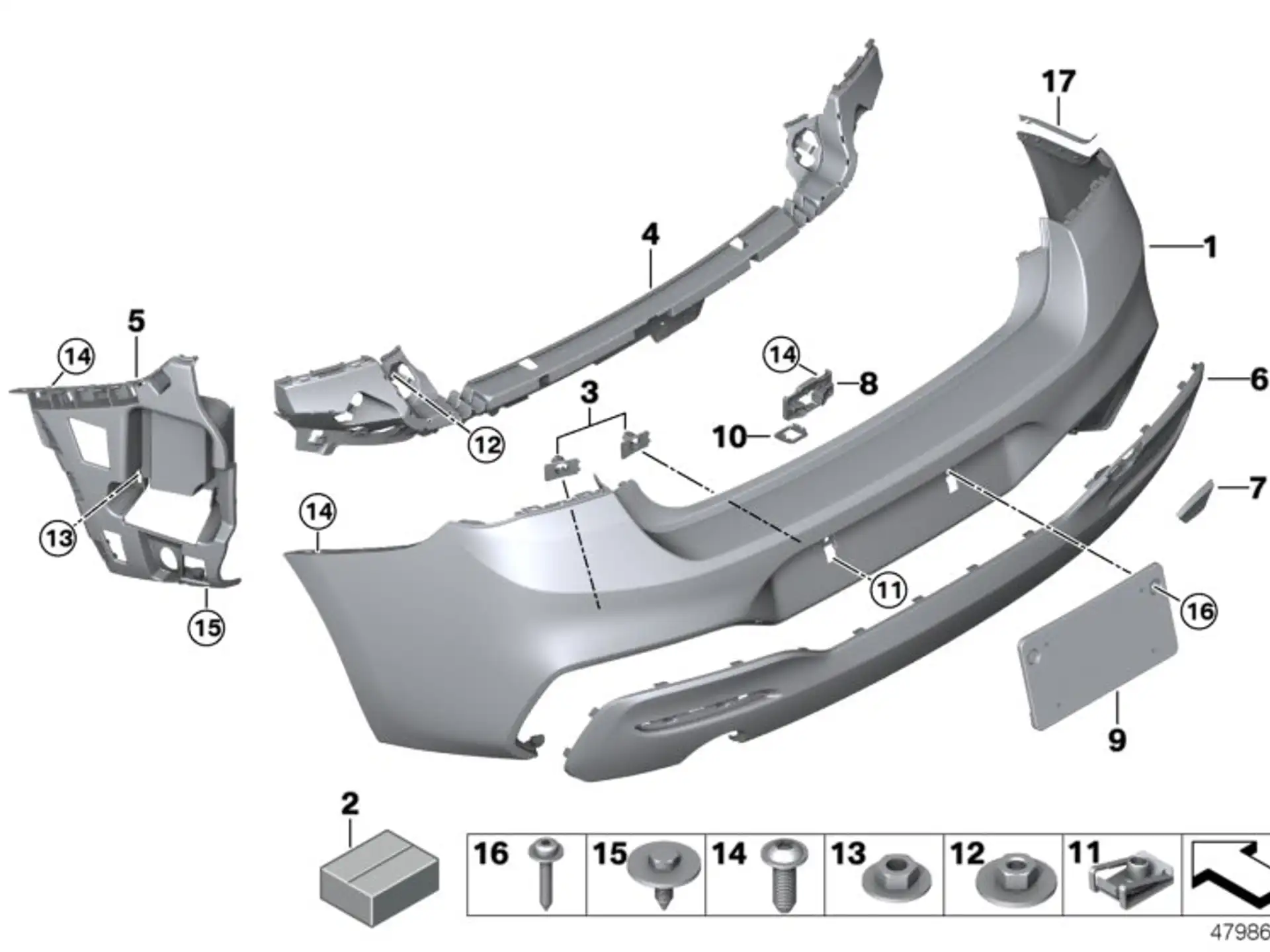 BMW Abdeckung Abschleppöse F20 F21 51128060301