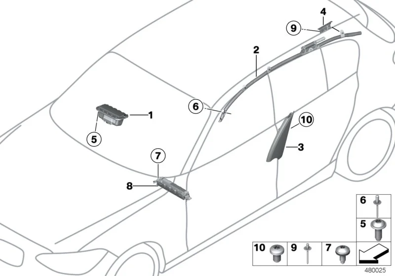 BMW Blindniet 4,5 MM 07146984985