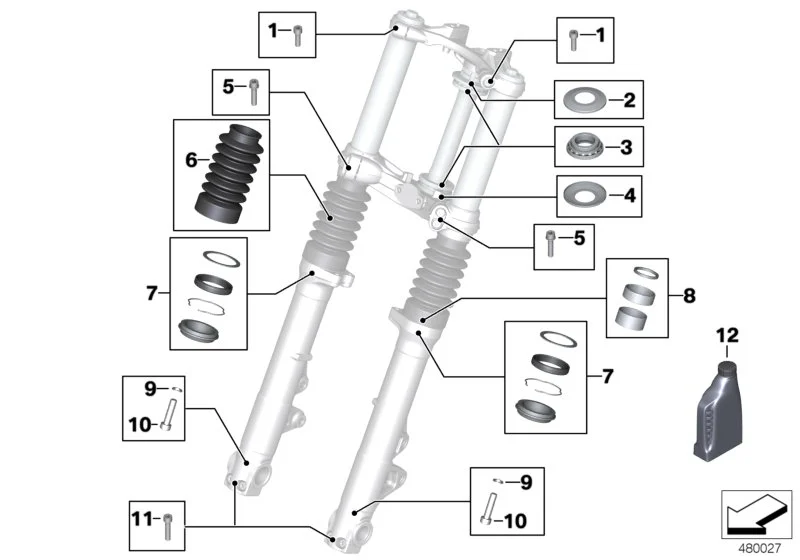 BMW Faltenbalg K23 K33 31428350915