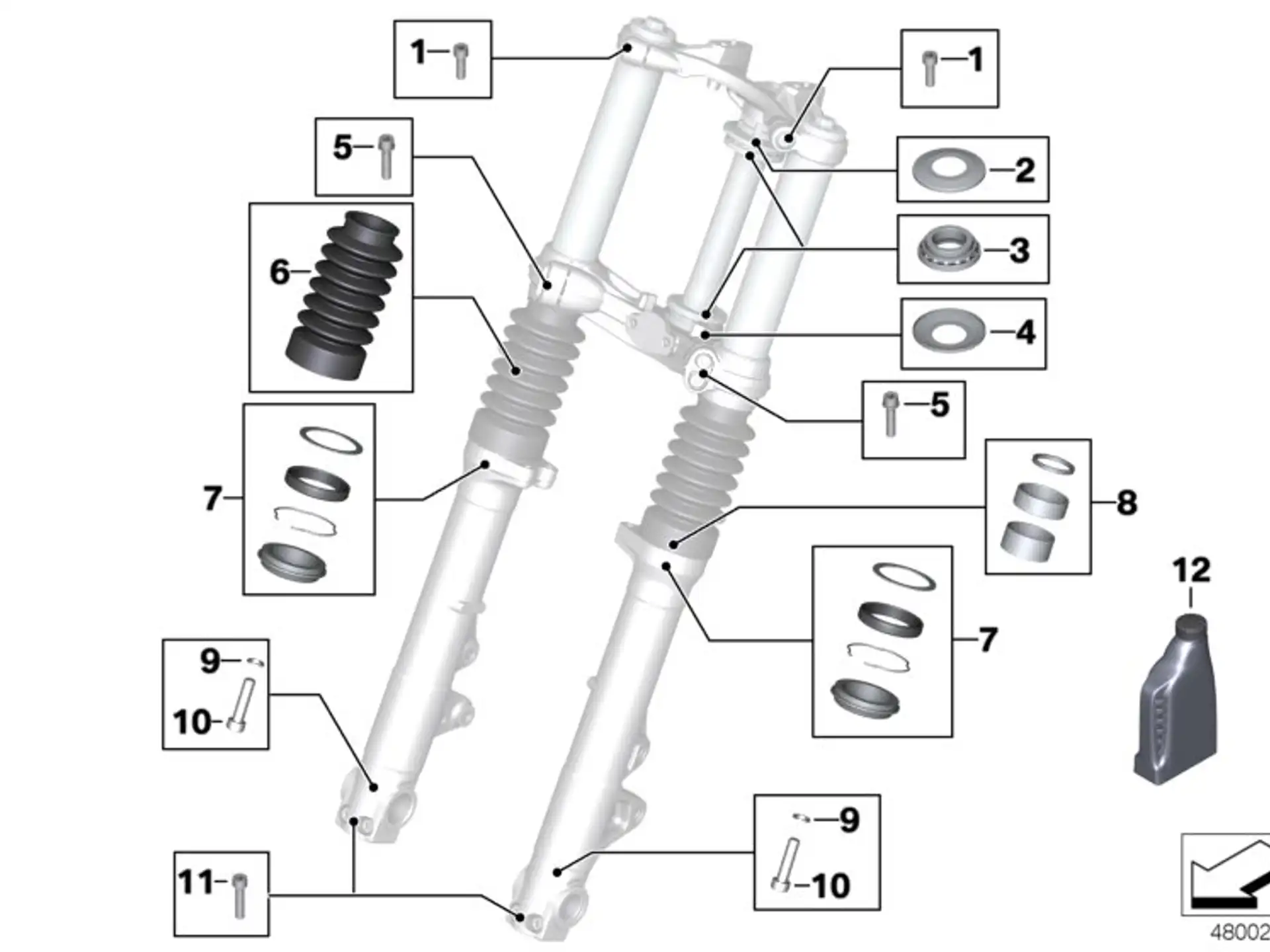 BMW Faltenbalg K23 K33 31428350915