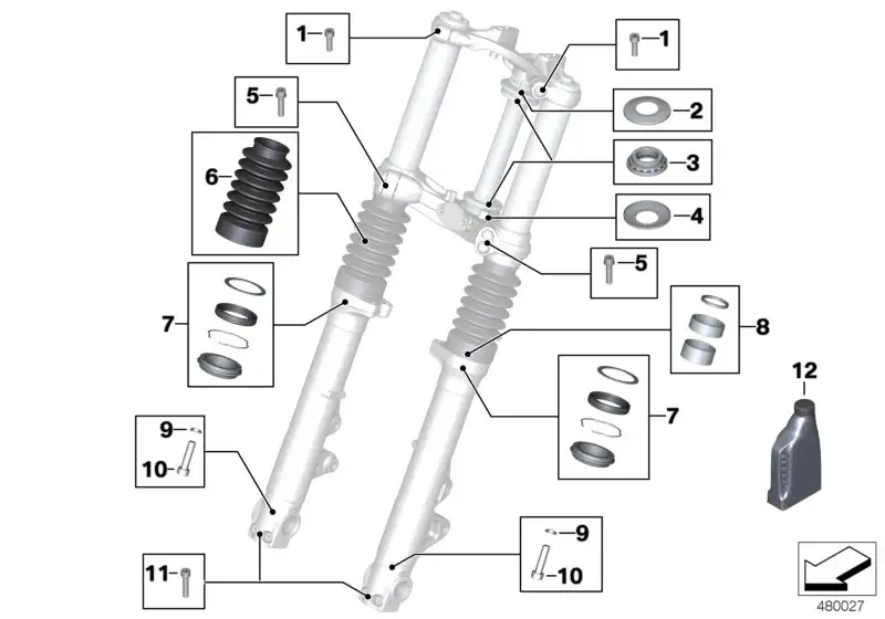 BMW Faltenbalg K23 K33 31428350915