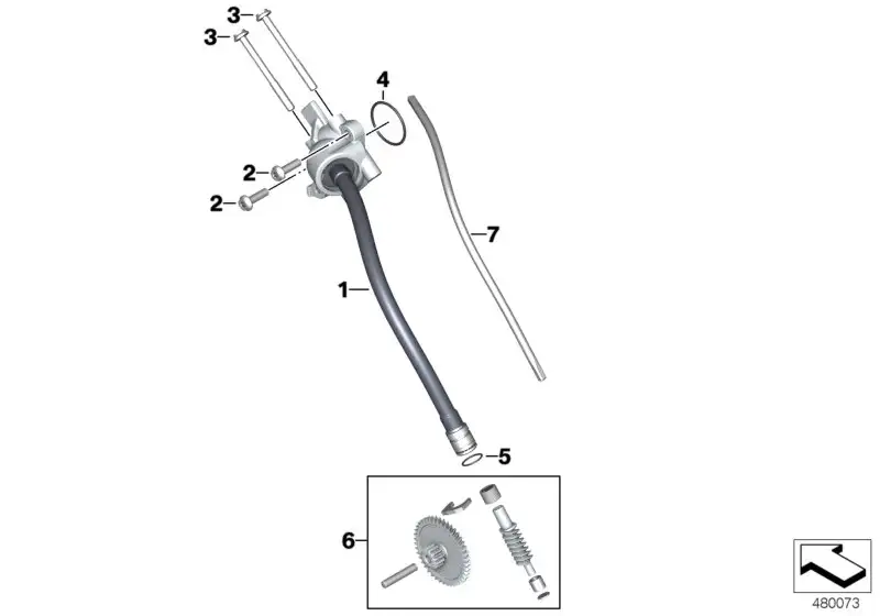 BMW ISA-Schraube 07129909413
