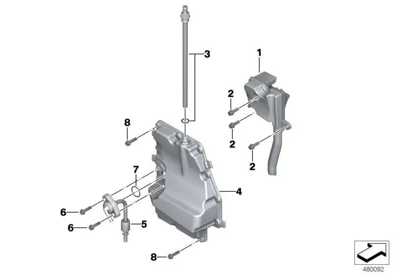 BMW Rücklaufschlauch A40 K48 K61 11118525702