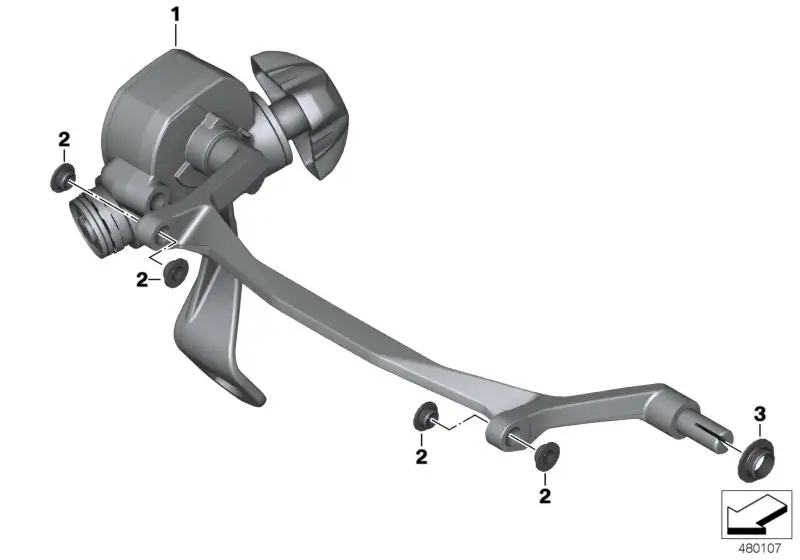 BMW Lager Windschildverstellung K50 K51 46638528682