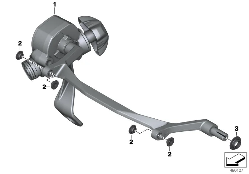 BMW Lager Windschildverstellung K50 K51 46638533674