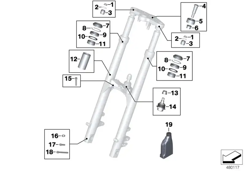 BMW Wellendichtring K26 K27 K30 K41 R21 R21A R22 R28 31422311988