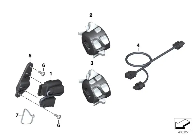 BMW Halter K48 61317703795