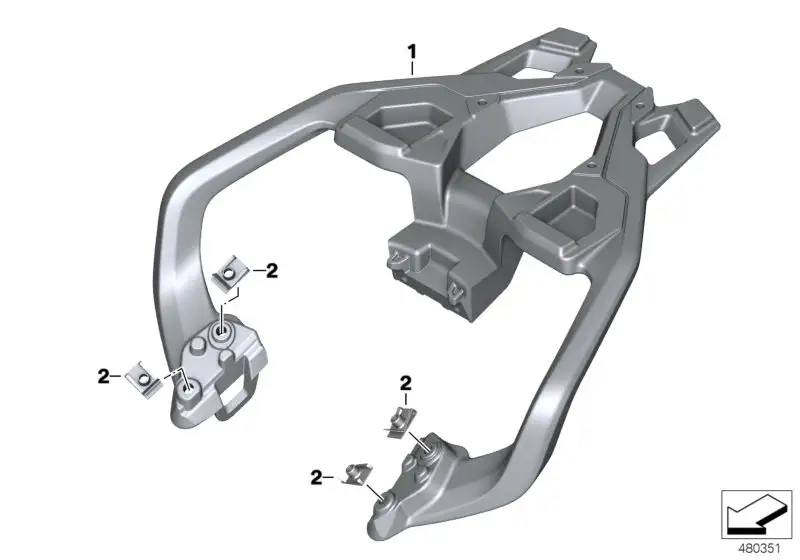 BMW Steckmutter selbstsichernd 46548389475 - Bildposition --