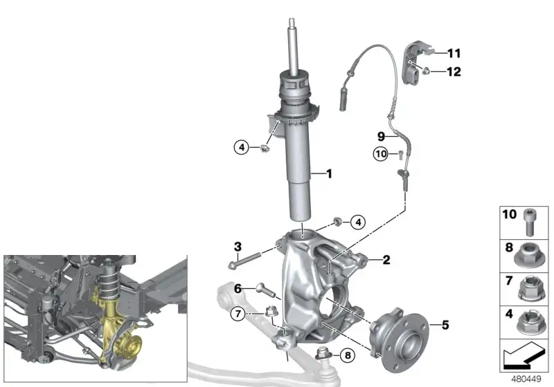 BMW Bundschraube 31206854639 - Bildposition 06