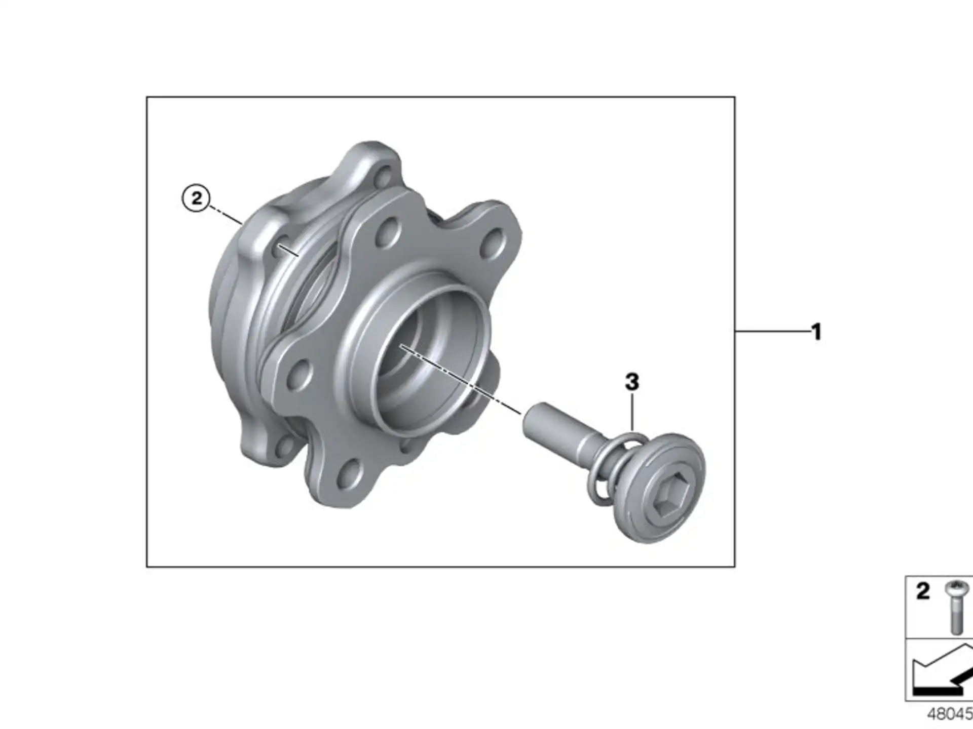 BMW Bundschraube mit Druckfeder F39 F45 F46 F48 F90 F91 F92 F93 F97 F98 G01 G02 G11 G12 G14 G15 G16 G20 G21 G28 G29 M40i G30 G31 G32 31206866022