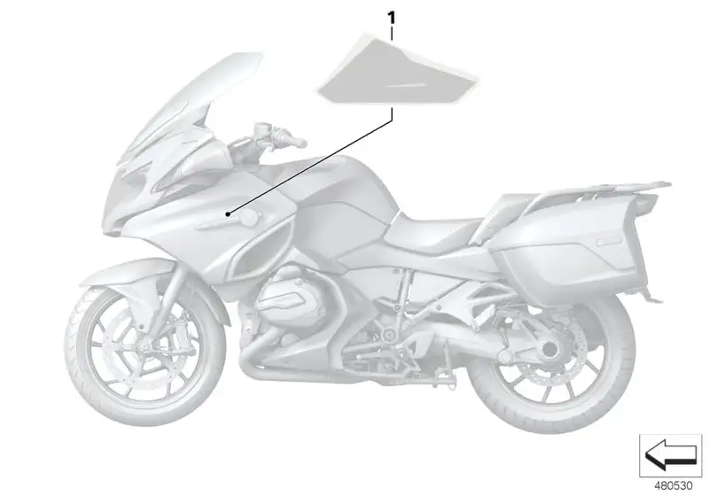 BMW Applikation Seitenteil vorn links K52 51148554267 - Bildposit