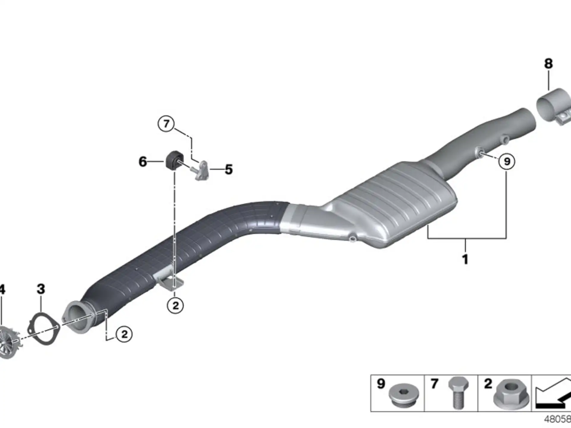 BMW Mischer G01 G02 G14 G15 G16 G30 G31 G32 18308472474