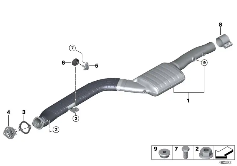 BMW Mischer G01 G02 G14 G15 G16 G30 G31 G32 18308472474