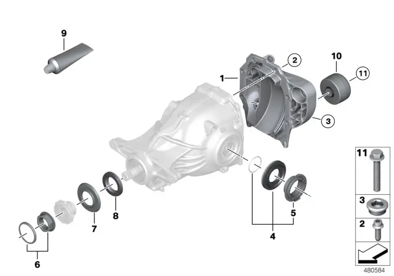 BMW Schwingungstilger G20 33176881605