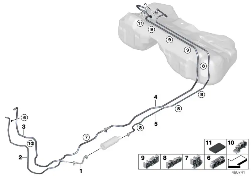 BMW Clip 16137384843 - Bildposition 10