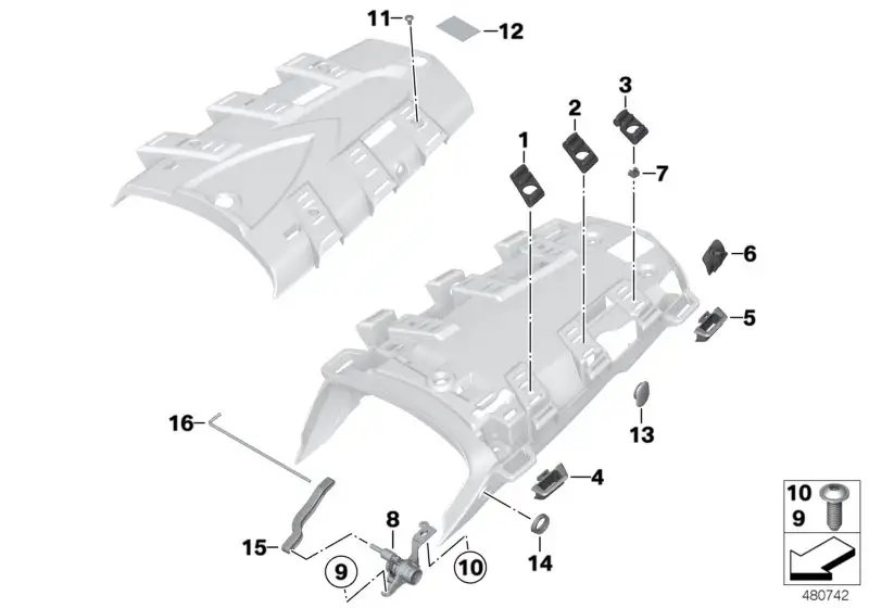 BMW Abdeckkappe K25 46547685441