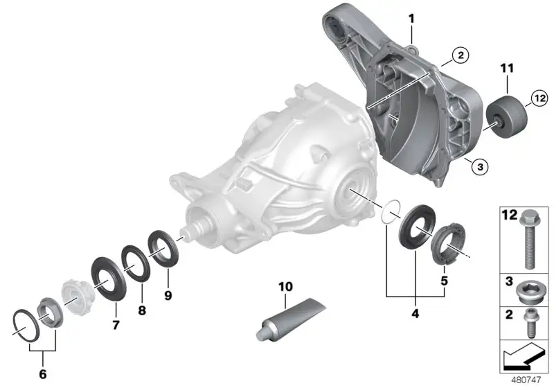 BMW Schwingungstilger G30 G31 G32 33108660052 - Bildposition 11