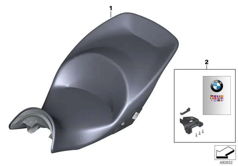 BMW Anbausatz Sitzbank K48 77348520027
