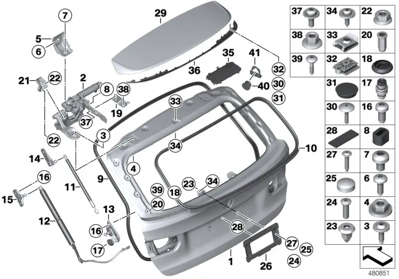 BMW Flachkopfschraube 07147270046 - Bildposition 30