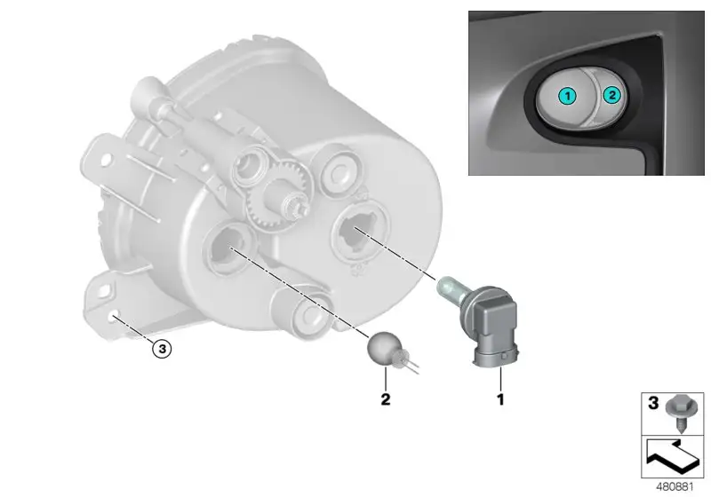 BMW Glühlampe I01 63117359249 - Bildposition 02