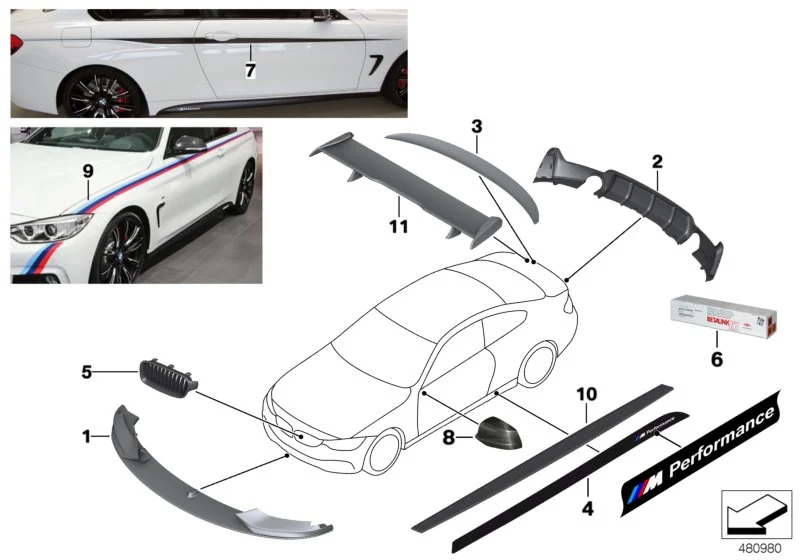 BMW Aufnahmebuchse F82 51628057650